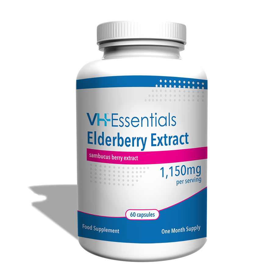 Bottle of VH Essentials Elderberry